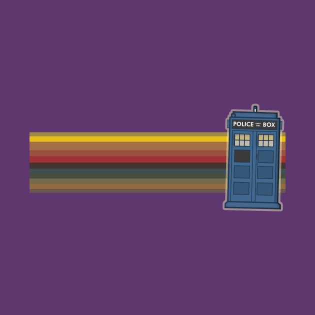 13th Doctor TARDIS Stripes by tone