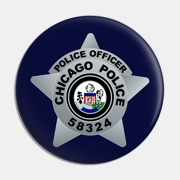 CHICAGO P.D. - BADGE - 58324 - POLICE OFFICER - SEAN ROMAN Baby