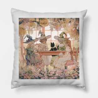 Witches' Tea time Pillow