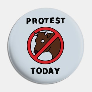 Protest Today Pin