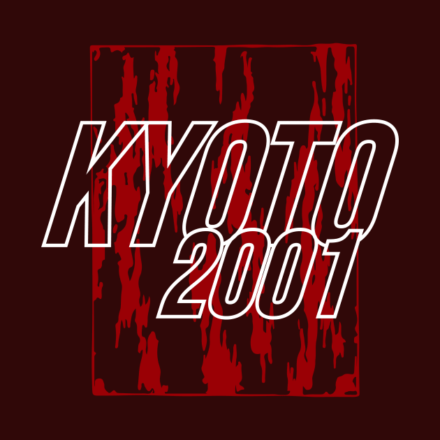 Kyoto 2001 (Dark Red + White) by Widmore