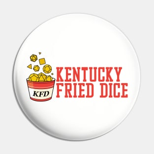 KFD Bucket with Red Text Pin