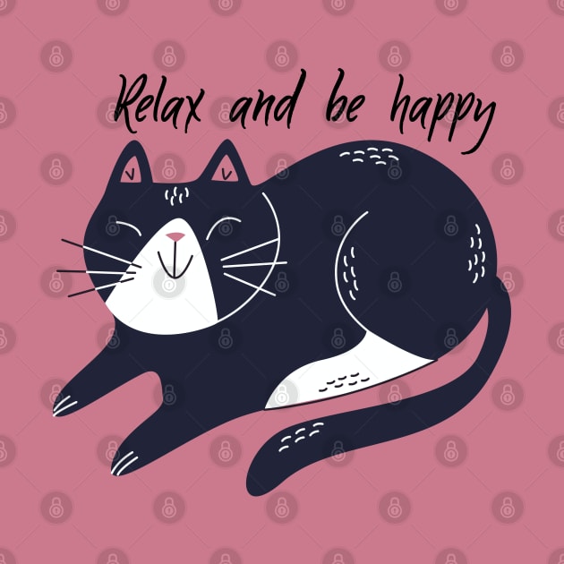 Relax & be Happy by CatCoconut-Art