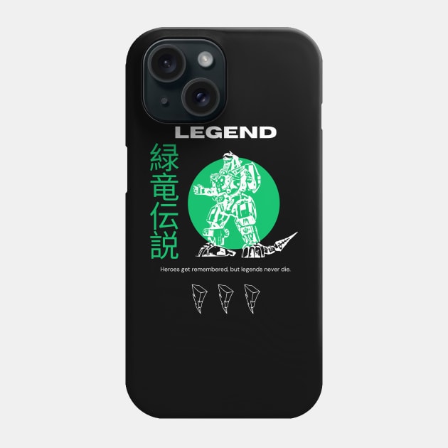 Legend of the Green Dragon Phone Case by projectwilson