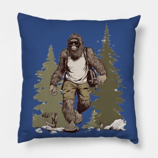 Dope Sasquatch in Nature Pillow