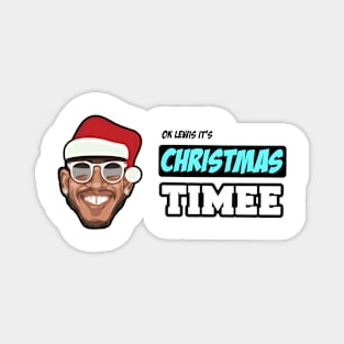 Lewis Hamilton christmas time design Magnet