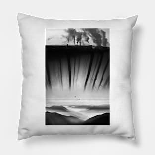 Bad Kingdom Black And White Art Pillow