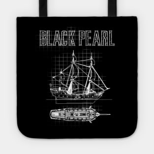 Black Pearl Blueprint Tote