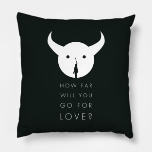 Shadow of the Colossus - Love white Pillow