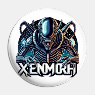 Xenomorph Cut out Pin