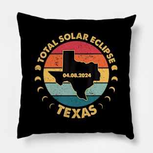 Solar Eclipse 2024 Texas Solar Eclipse Pillow