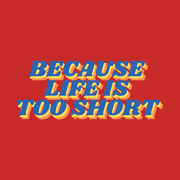 because life is too short by vsco aesthetic