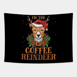 Im The Coffee Reindeer Christmas Funny Pajamas Funny Christmas Gift Tapestry