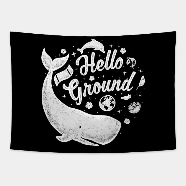 Hello Ground Tapestry by LiRoVi