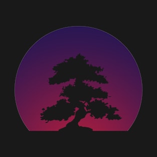 Purple Bonsai Sunset T-Shirt