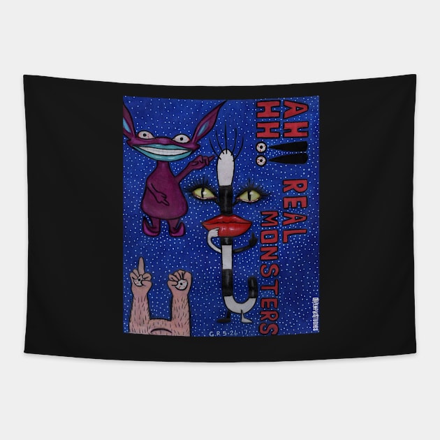 Real Monsters Tapestry by Zenpaistudios