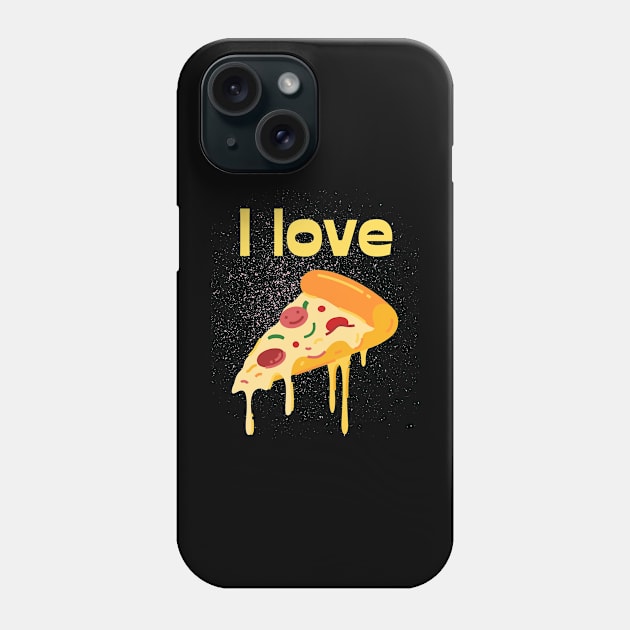 I love pizza Phone Case by BrookProject