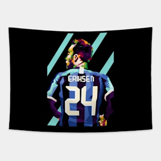 Eriksen Football In Wpap Art Tapestry