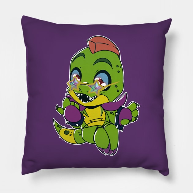 Chibi Fnaf Security Breach Monty Pillow by kelsmister