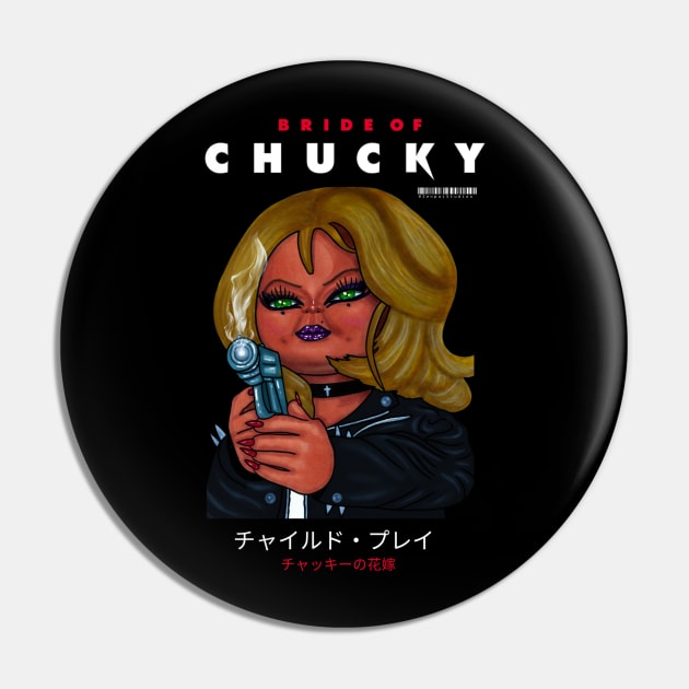 Bride of Chucky Pin by Zenpaistudios