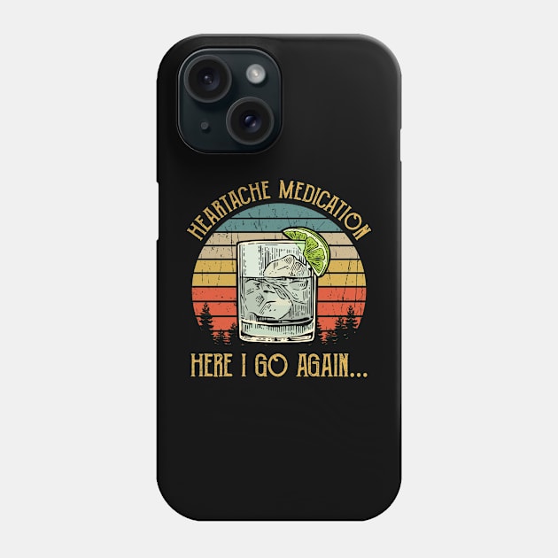 Heartache Medication Vintage Phone Case by Ice Cream Monster