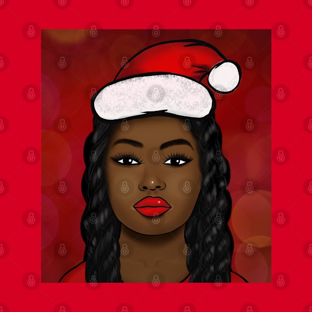 Black female Santa Clause beauty by Spinkly Creations 