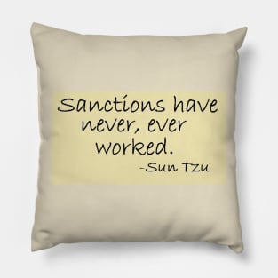 Sanctions Pillow