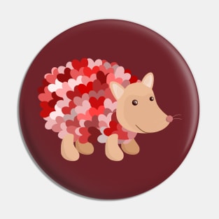 Love Hedgehog Pin