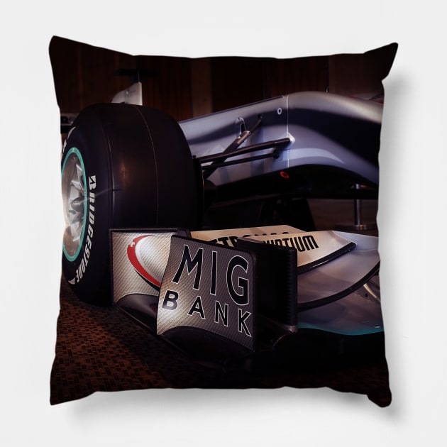 Mercedes AMG Petronas, F1, schumacher Pillow by hottehue