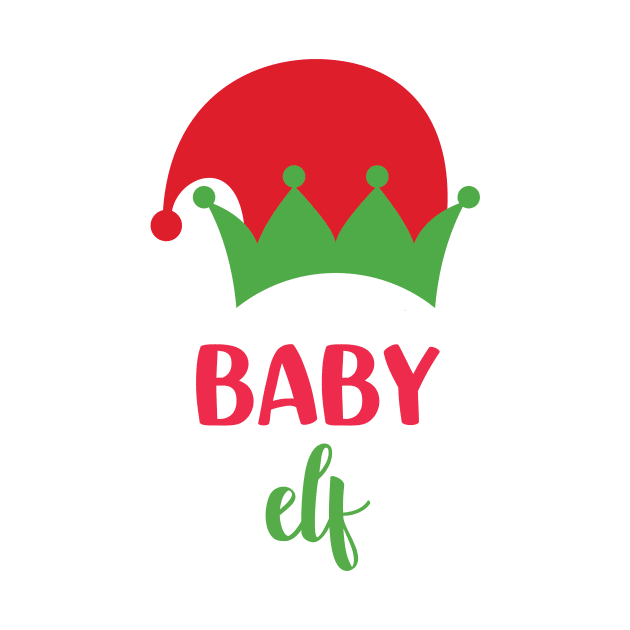 Baby Elf - Fun Family Christmas Design by CoastalDesignStudios