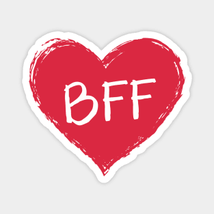 Best Friends Forever Heart Each Other Magnet