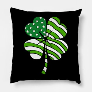 American Lucky Shamrock Pillow