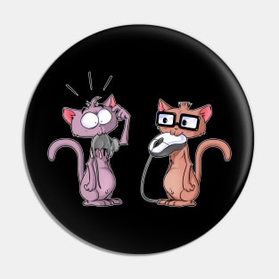 Geek Cat Pin