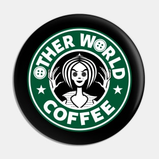 Otherworld Coffee Cute Spooky Horror Coffee Pin