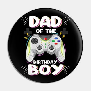 Dad of the Birthday Video Birthday Pin