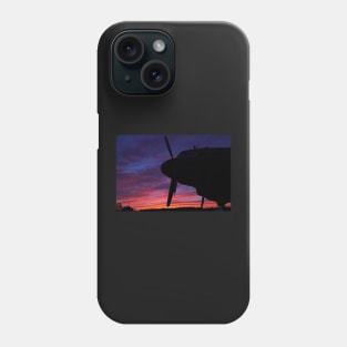 WWII C47 at Sunset Phone Case