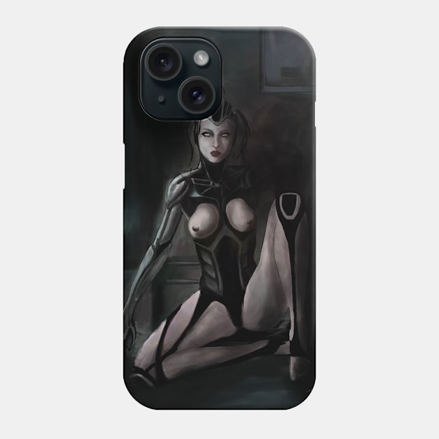 cyborg Phone Case by kohtart