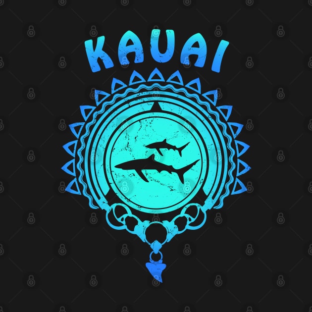 Kauai Blue Sharks by NicGrayTees
