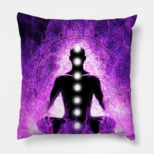 Sacred violet flame Pillow