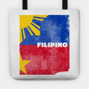 VIntage Philippine Flag Filipino Tote