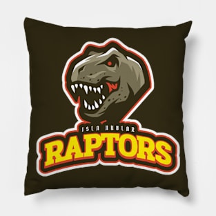 Isla Nublar Raptors Pillow