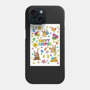 Cute Happy Easter card Phone Case