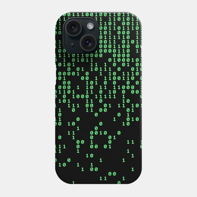 Cascading bits Phone Case by Gaspar Avila