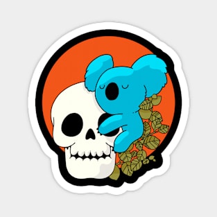 Skull Koala Magnet