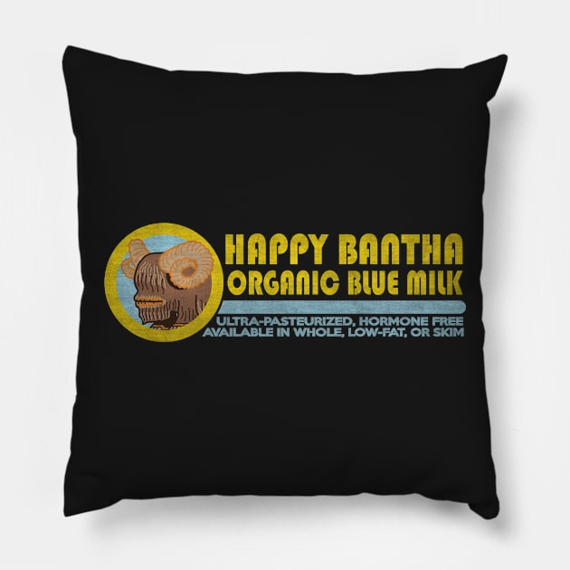 Happy Bantha Pillow by LaserBrainDesign