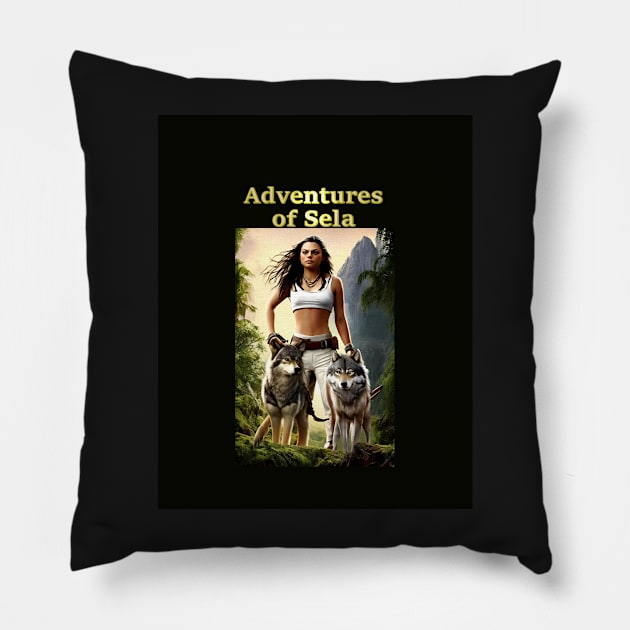 Ladies Night - Adventures of Sela Pillow by Parody-is-King