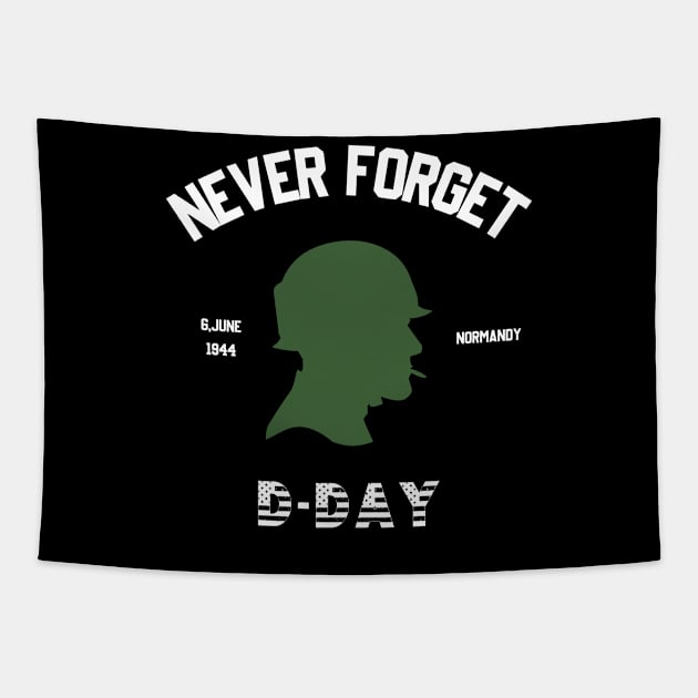 D-Day Tribute 80 anniversary Tapestry by DavidBriotArt