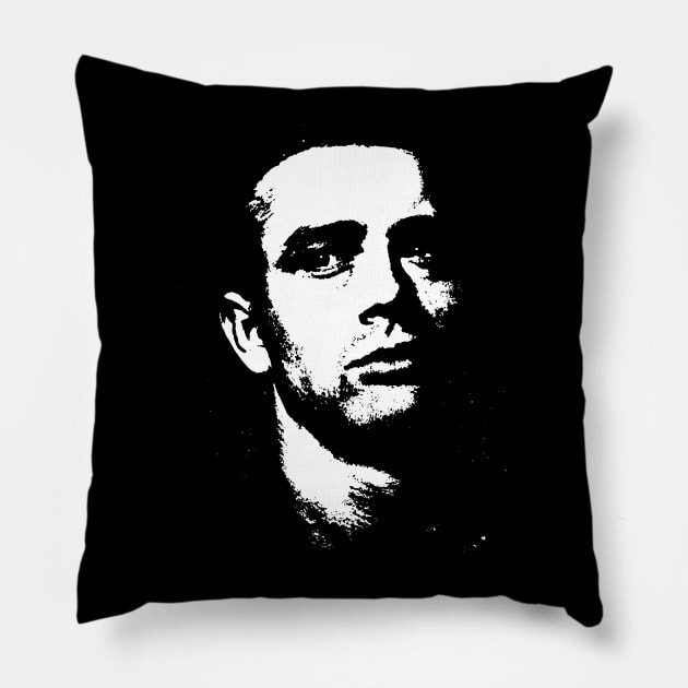 james dean Pillow by small alley co