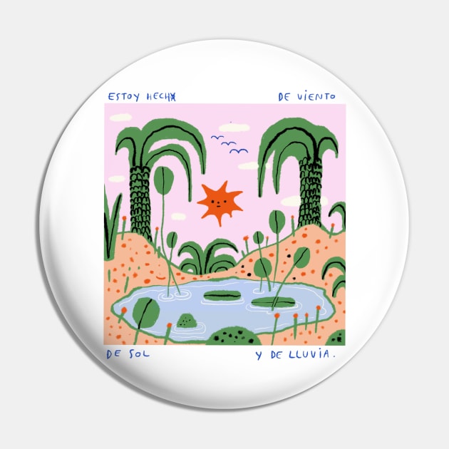 The Oasis Pin by Lui Mort