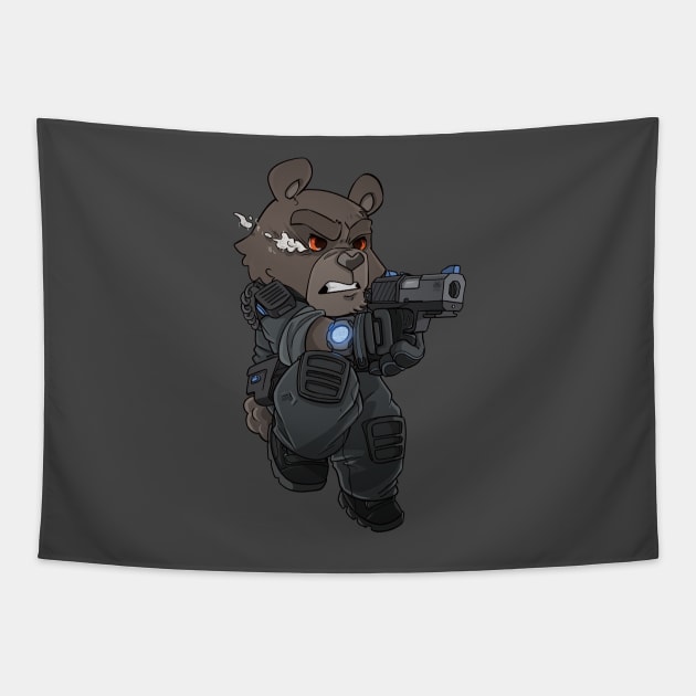 Tactical Teddies ® TTHQ Rocco Tapestry by hiwez